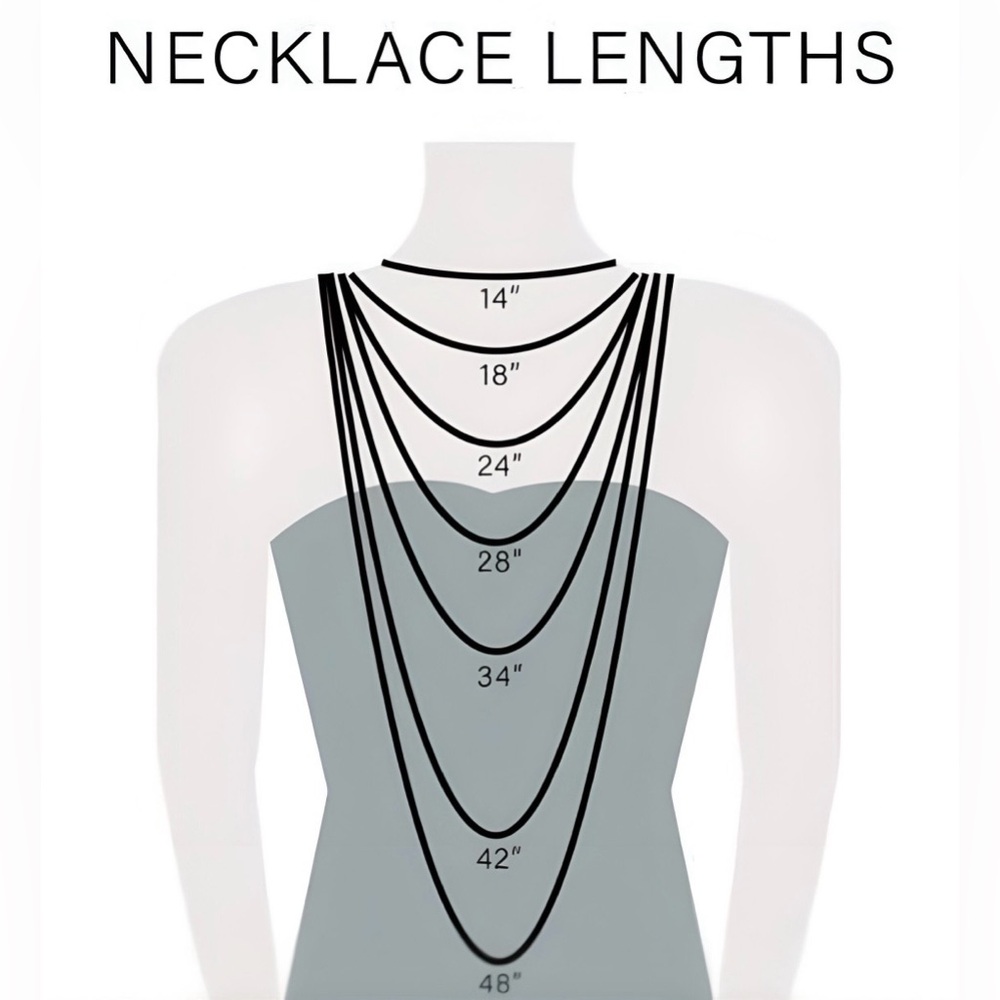 Simple Coastal Round faceted Light Silver Blue/Gray Necklace Work Church Glam - Picture 6 of 9